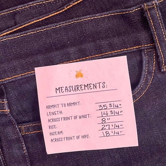 IMOGENE + WILLIE Jane Dark Wash Skinny Ankle Jeans Denim Low Rise Size 27 - Picture 14 of 14